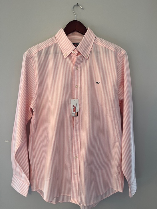 Vineyard Vines Other - Vineyard Vines Pink & White Striped Button-Down Shirt